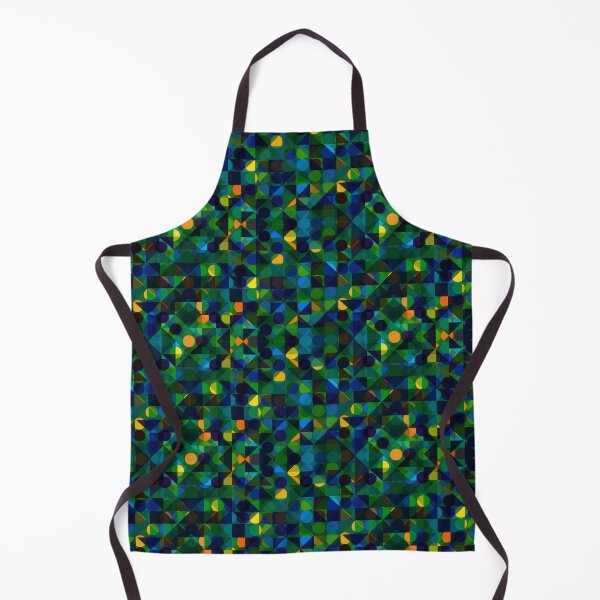 Item preview, The Water of the Sea Pattern - Yellow, Orange, Blue and Green Vector Shapes merged together. designed and sold by BDLVandFriends.