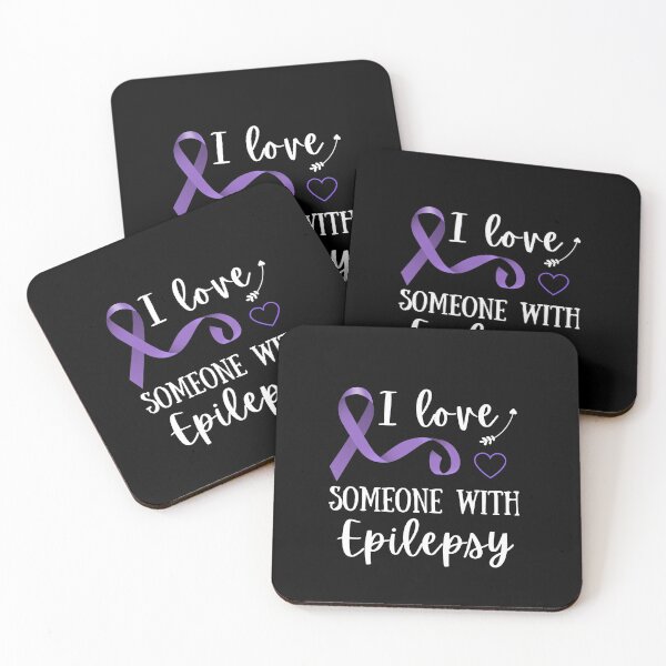Item preview, Epilepsy Awareness Month Seizure October November 17th Cancer Survivor Purple Ribbon Cancer Support Hope Love Mental Health Depression Anxiety Inspirational Motivational Gift Idea  designed and sold by EpsilonEridani.
