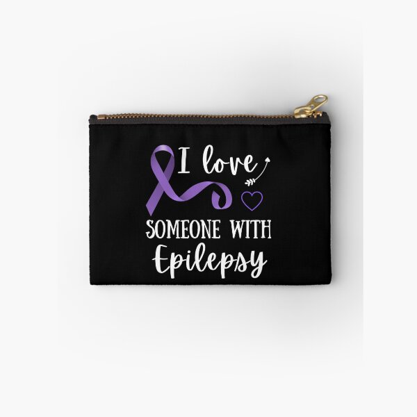 Item preview, Epilepsy Awareness Month Seizure October November 17th Cancer Survivor Purple Ribbon Cancer Support Hope Love Mental Health Depression Anxiety Inspirational Motivational Gift Idea  designed and sold by EpsilonEridani.
