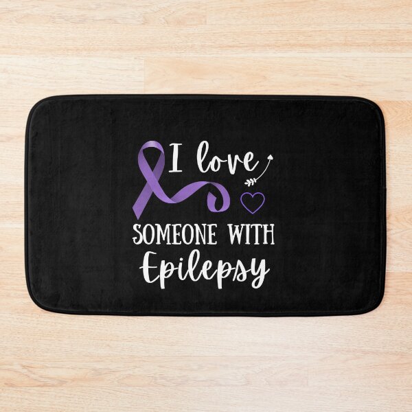 Item preview, Epilepsy Awareness Month Seizure October November 17th Cancer Survivor Purple Ribbon Cancer Support Hope Love Mental Health Depression Anxiety Inspirational Motivational Gift Idea  designed and sold by EpsilonEridani.