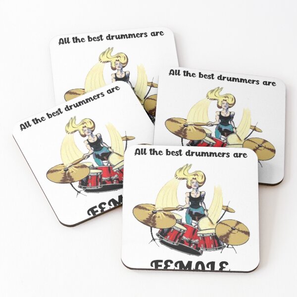 Item preview, Female Drummers designed and sold by Patocarto.