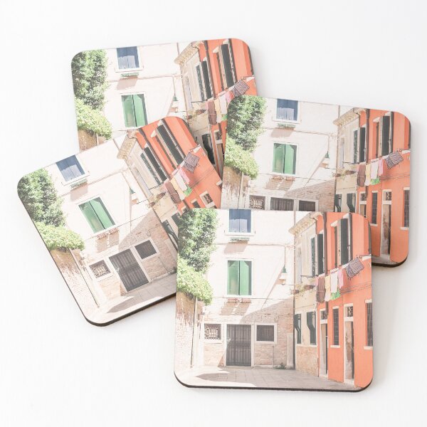 Item preview, 444. Small colorful square, Venice, Italy designed and sold by Julie Travel Photography.