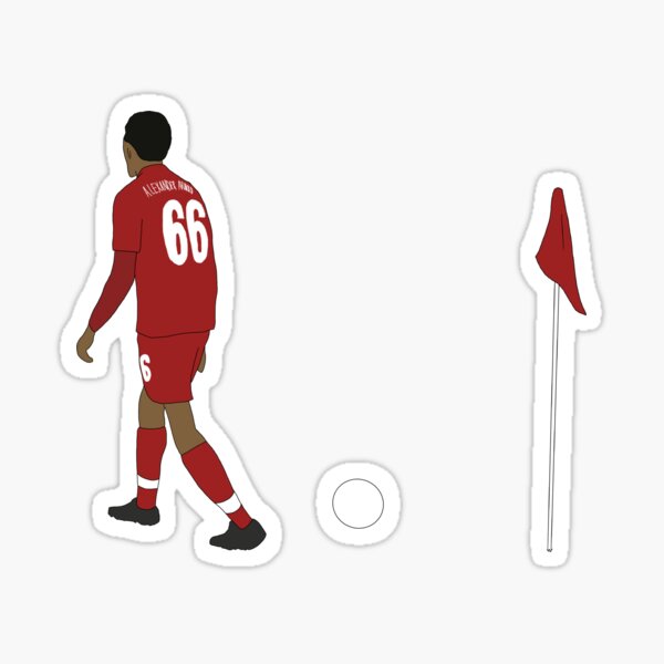 Aperçu de l'œuvre Liverpool Trent Alexander Arnold Corner pris rapidement créée et vendue par thebcarts.