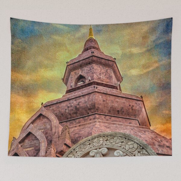Item preview, Phuttanimit Phra Saiyat Temple Thailand designed and sold by AJEvans.