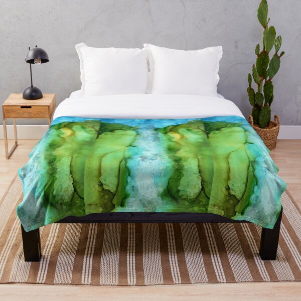 Item preview, Take The Plunge - Abstract Waterfall Alcohol Ink designed and sold by Michelle Wrighton.