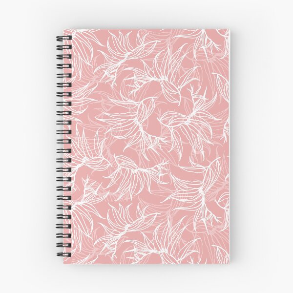 Item preview, Frosty leaves 2. Winter. White leaves line seamless pattern on beige pink. Wild herbs. Autumn leaf fall. Wild life designed and sold by Yulia Chepurova.