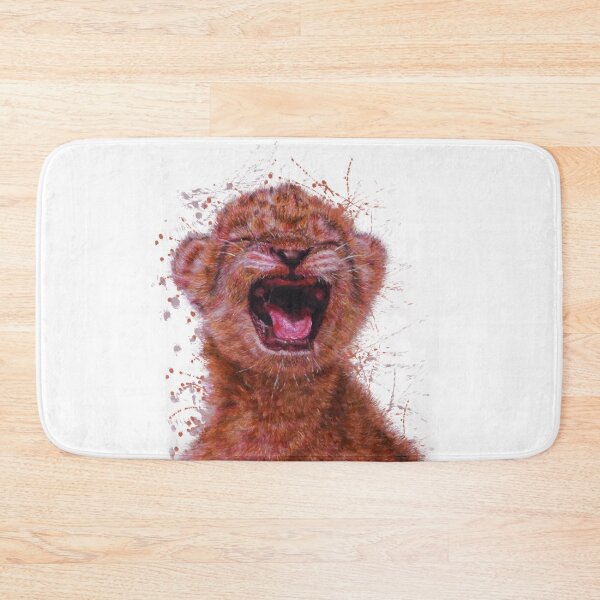 Item preview, Lion cub watercolor animals nursery decor  designed and sold by DelzStudio.