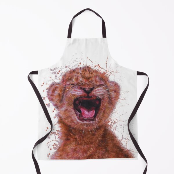 Item preview, Lion cub watercolor animals nursery decor designed and sold by DelzStudio.