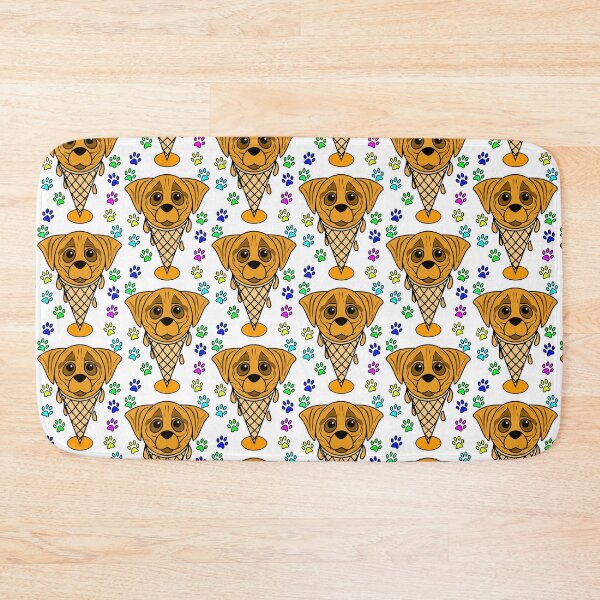Item preview, Cute Pug Face Ice Cream Illustration designed and sold by vineeth.