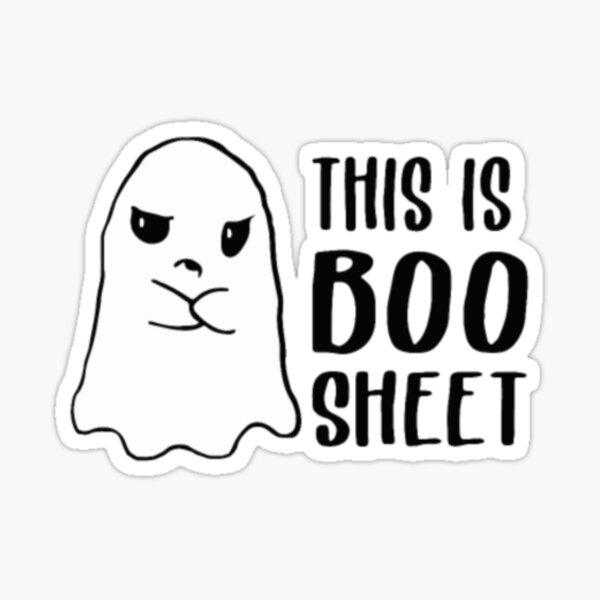 Funny Ghost With Skirt Blowing Over Subway Grate T Shirt - Funny Halloween  Ghost - Sticker