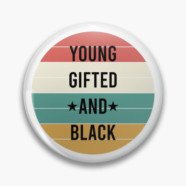 Item preview, Retro young gifted and black design designed and sold by anins-azuree.