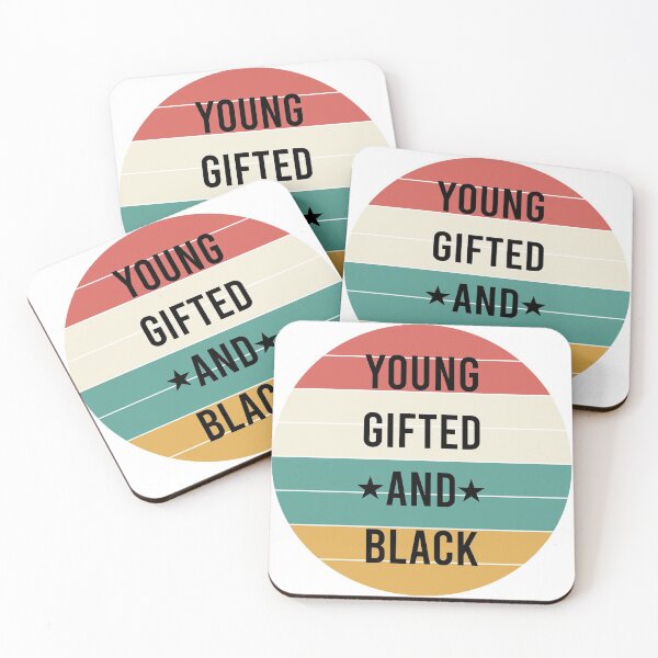 Item preview, Retro young gifted and black design designed and sold by anins-azuree.