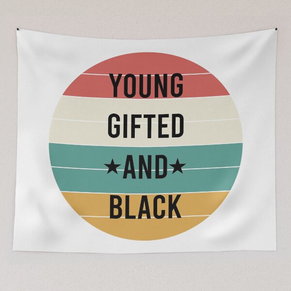Item preview, Retro young gifted and black design designed and sold by anins-azuree.