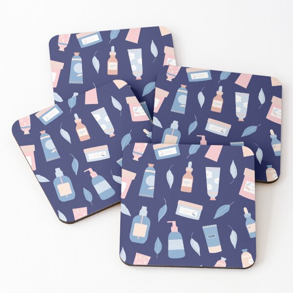 Aperçu de l'œuvre Produits de soins de la peau et motif de feuilles créée et vendue par Aysel's Designs.