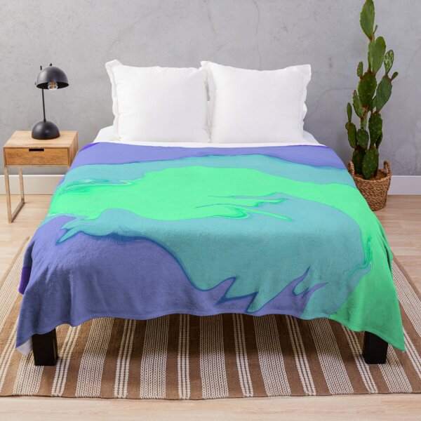 Item preview, Abstract Art - Marble - Green Purple designed and sold by Geometricshow.