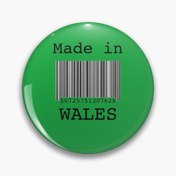 Item preview, Made in Wales Barcode Gifts designed and sold by Kipcio.