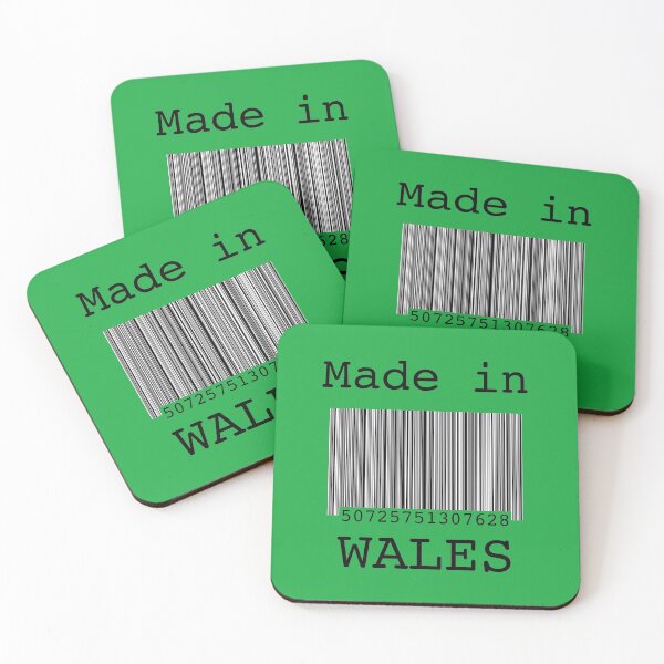 Item preview, Made in Wales Barcode Gifts designed and sold by Kipcio.