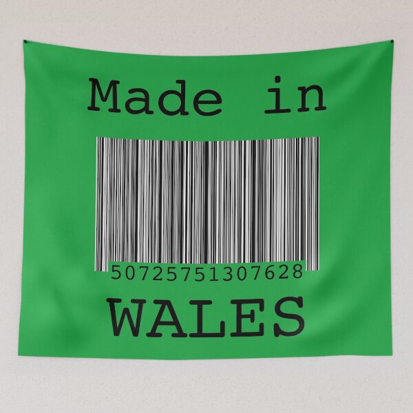 Item preview, Made in Wales Barcode Gifts designed and sold by Kipcio.