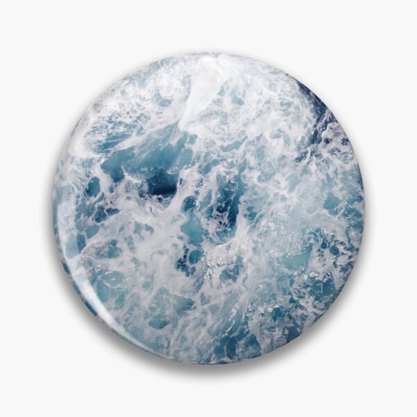 Item preview, Blue Ocean White Splashing Waves designed and sold by 365DaysDesire.