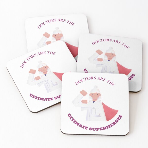 Item preview, Doctors are the ULTIMATE SUPERHEROES designed and sold by Patocarto.