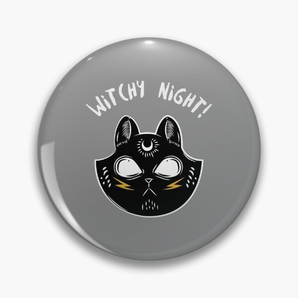 Item preview, Witchy Night | Halloween Holiday | Scary Cat Illustration designed and sold by Ainbowz-Artwork.