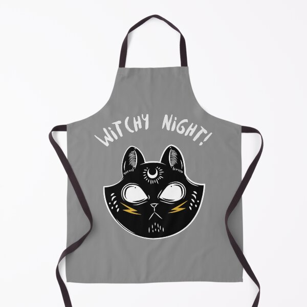 Item preview, Witchy Night | Halloween Holiday | Scary Cat Illustration designed and sold by Ainbowz-Artwork.