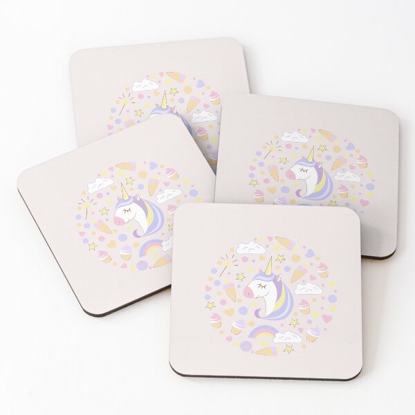 Item preview, aesthetic cute unicorn pattern  designed and sold by AGDesignstore.