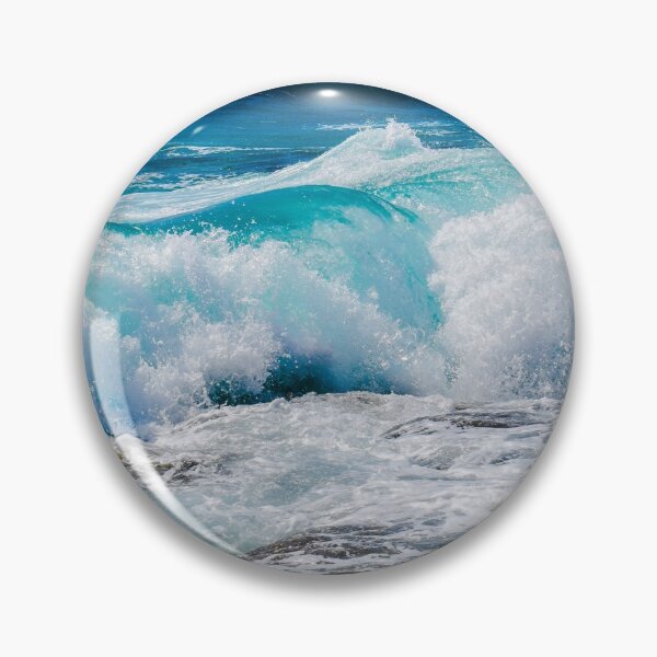 Item preview, Blue Ocean Splashing White Waves designed and sold by 365DaysDesire.