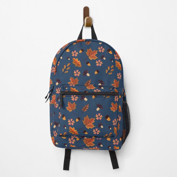 Item preview, Cute Fall Elements Seamless Pattern Dark Version designed and sold by LotusBlue77.