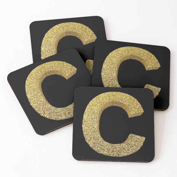 Item preview, Gold Letter C designed and sold by stickysterscom.