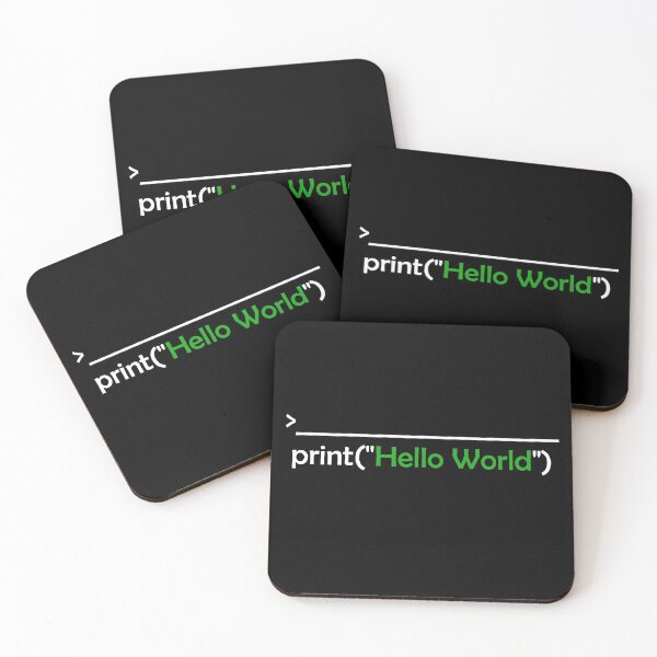 Item preview, Hello World Python Code designed and sold by djal-lk.