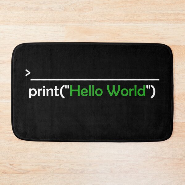 Item preview, Hello World Python Code designed and sold by djal-lk.