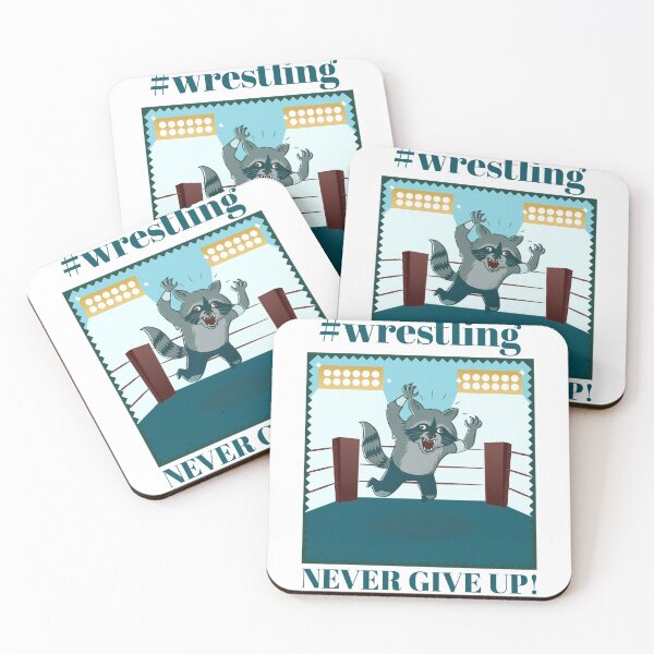 Item preview, WRESTLING | NEVER GIVE UP ! designed and sold by Ashalcheema.