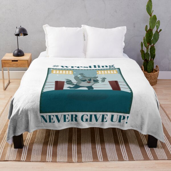 Item preview, WRESTLING | NEVER GIVE UP ! designed and sold by Ashalcheema.
