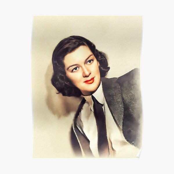 Rosalind Russell, Vintage Actress Poster