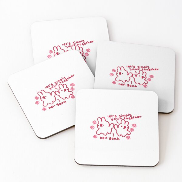 Item preview, let’s simply yawn together sticker designed and sold by rebeccaxlewis.
