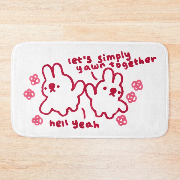 Item preview, let’s simply yawn together sticker designed and sold by rebeccaxlewis.