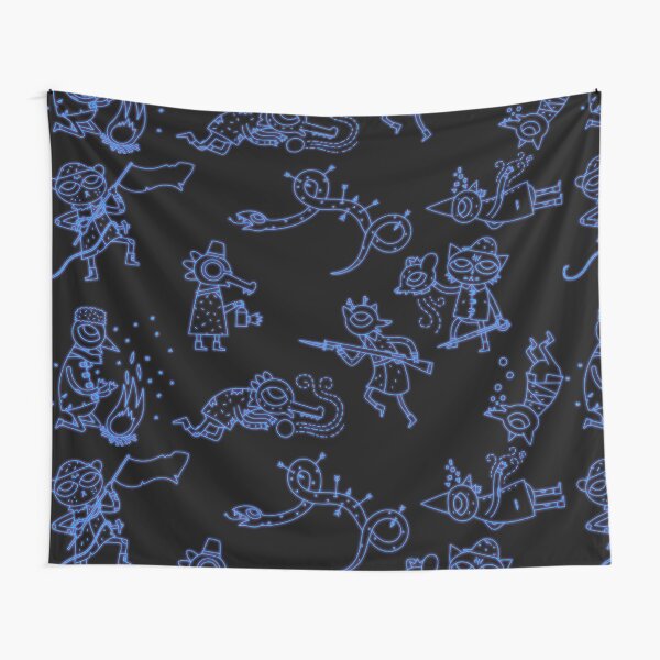 Night in The Woods Constellations Tapestry