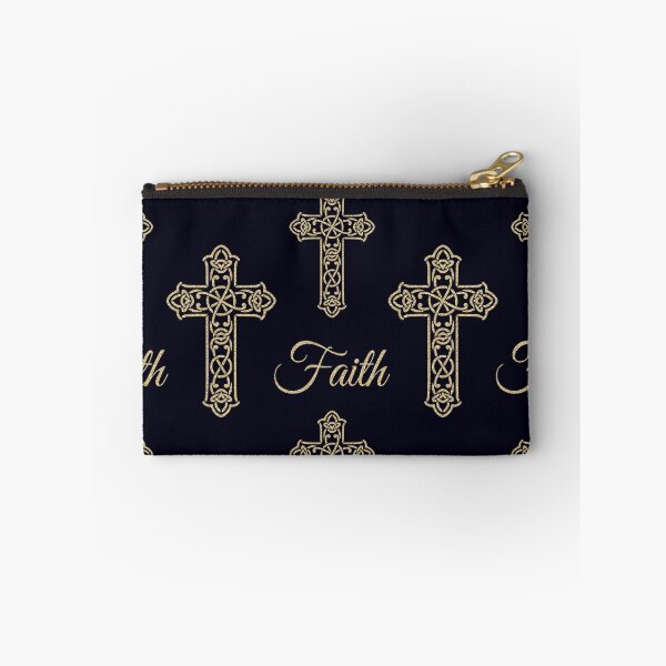 Item preview, Faith Cross - Gold Speckled Effect designed and sold by madtoyman.