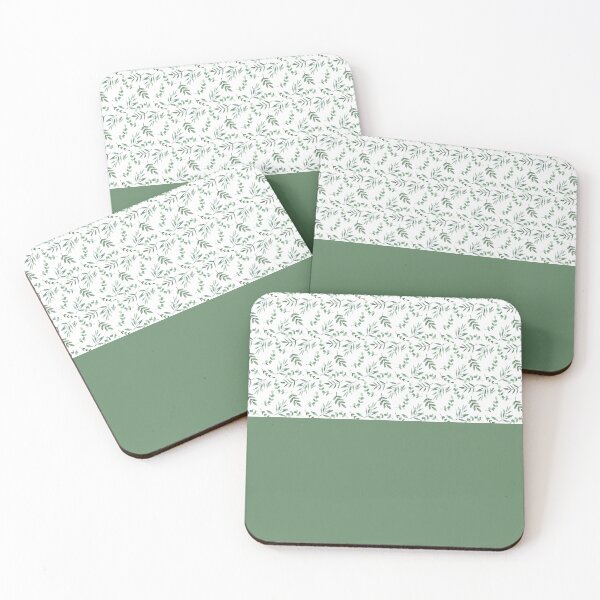 Item preview, Eucalyptus leaves and color block designed and sold by adiosmillet.