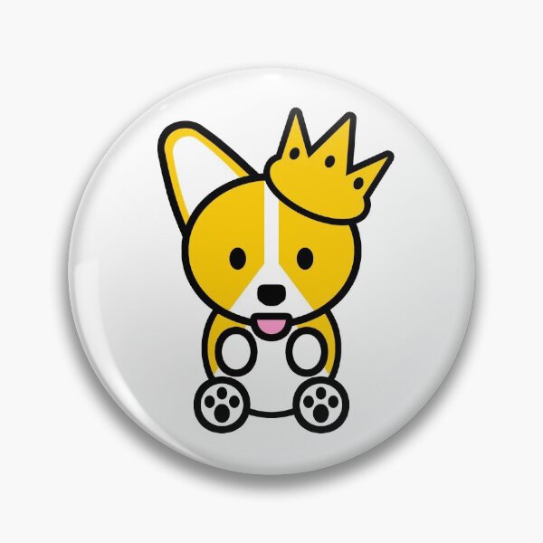 Item preview, ELLO CORGI Original Cute King Crown Pembroke Welsh Dog Puppy designed and sold by jayrauler.
