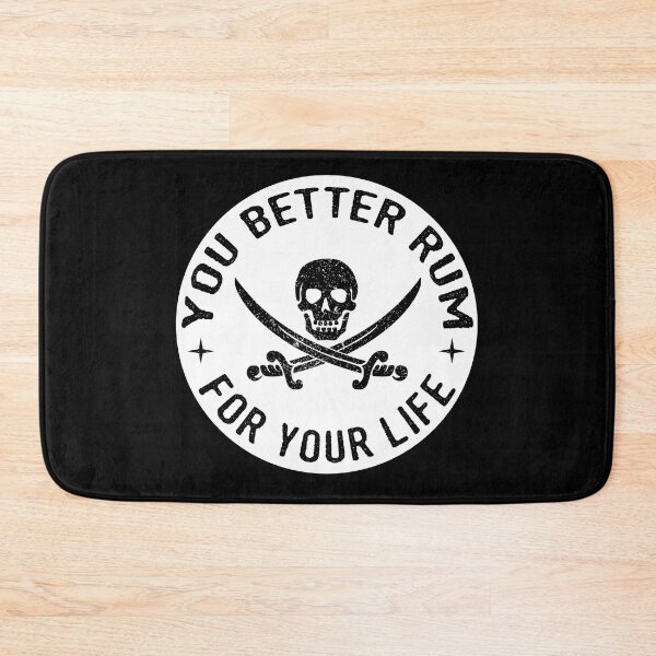Item preview, Rum Lover Pirate designed and sold by HighBrowDesigns.