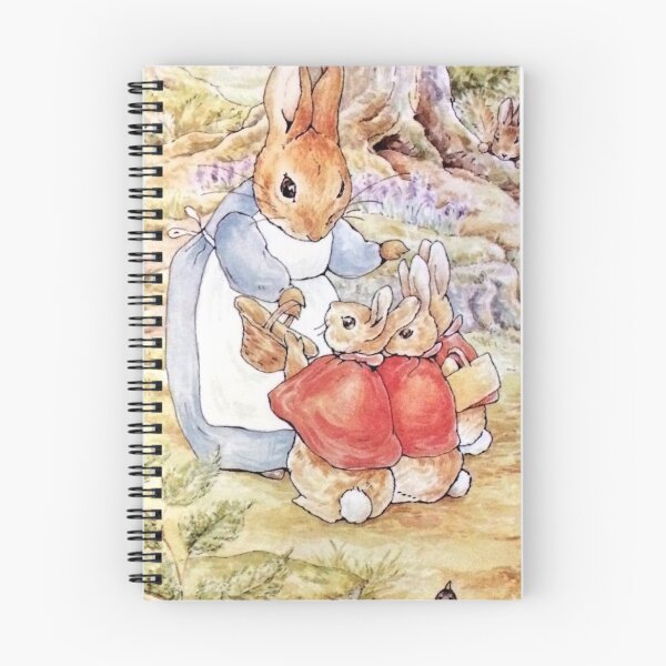 Item preview, Peter and his Mother  Illustration from Peter Rabbit  by Beatrix Potter designed and sold by Vintage Designs +.