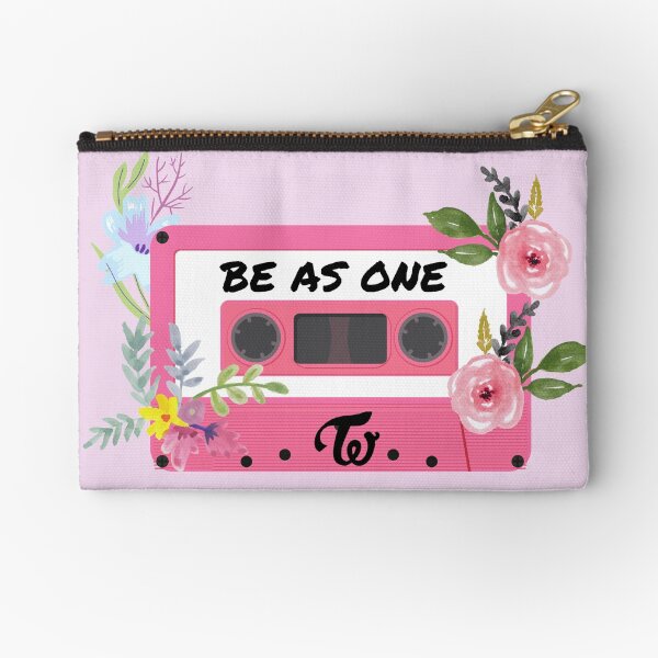 Aesthetic twice be as one tape design Zipper Pouch