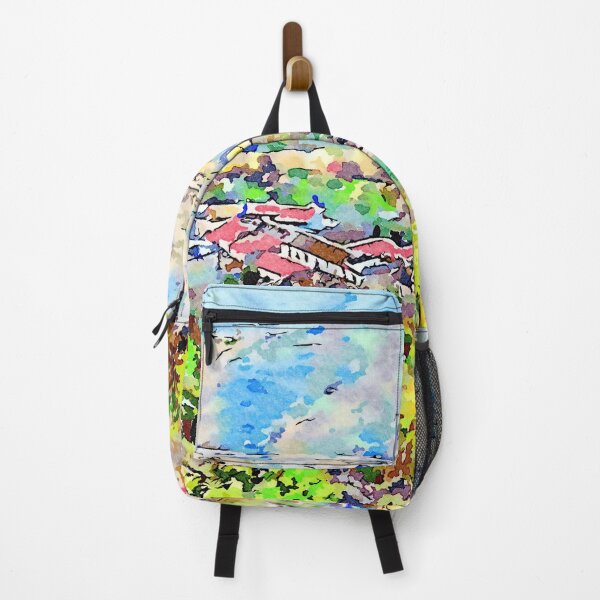 Item preview, Landscape with village designed and sold by Giuseppe Cocco.