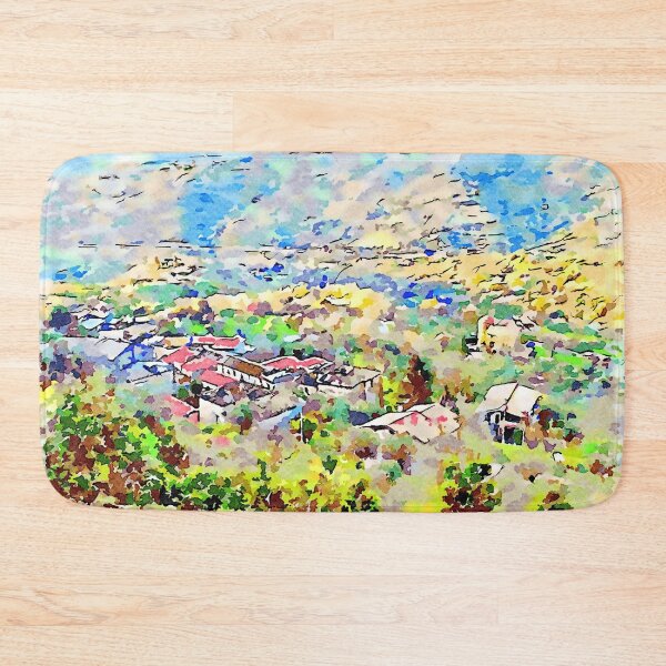 Item preview, Landscape with village designed and sold by Giuseppe Cocco.
