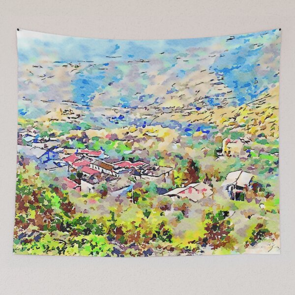 Item preview, Landscape with village designed and sold by Giuseppe Cocco.