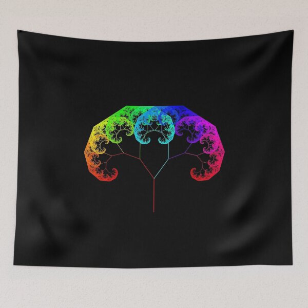 Item preview, Colorful Fractal  Rainbow Tree designed and sold by Tootooot.