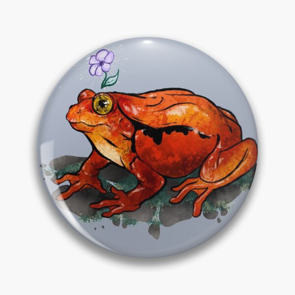 Aperçu de l'œuvre Grenouille tomate créée et vendue par Ellen Fox Art.