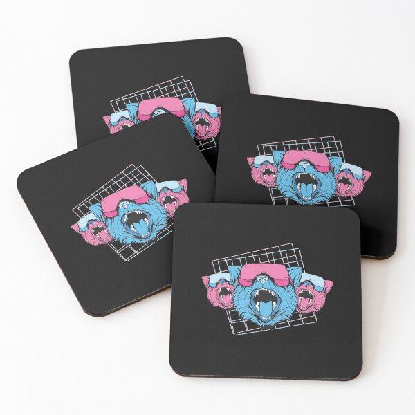 Item preview, Vaporwave cats, bat designed and sold by DerSenat.